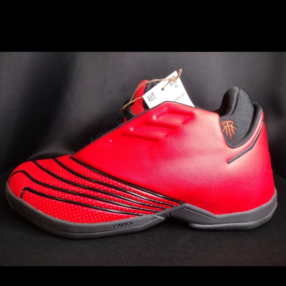 Sz 10 Adidas t-mac 2.0 restomod ( Brand New) Houston Rockets Red / Black